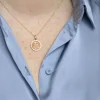 Médaille d'amour vintage A.AUGIS en or rose