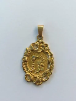 Médaille de communion en or