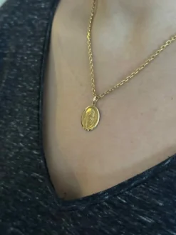 Médaille de la Vierge en or jaune