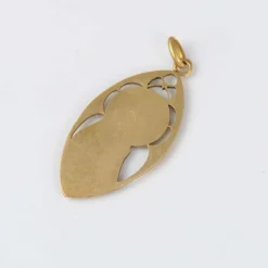 Médaille de la Vierge Marie de Guilbert, époque Art Nouveau