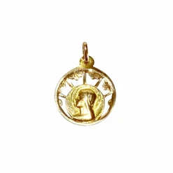 Médaille de la Vierge or rose