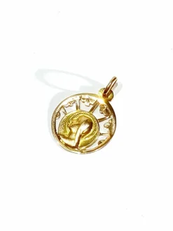 Médaille de la Vierge or rose
