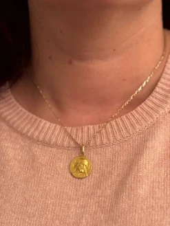 Médaille du Christ en or jaune