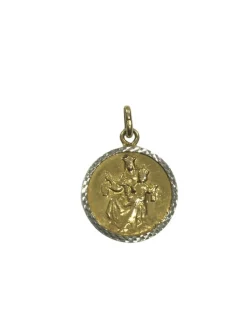 Médaille Du Scapulaire En Or
