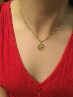 Médaille Du Scapulaire En Or