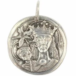 Médaille en argent Monnaie de Paris La dame au Lys