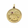 Médaille Etoile d'amour or jaune