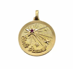 Médaille Etoile d'amour or jaune