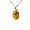 Médaille Marie or jaune