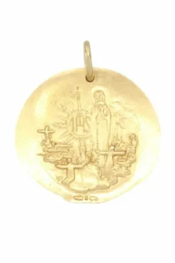 Médaille notre dame de lourdes monnaie de paris