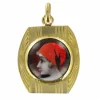 Médaille or et émail de Limoges