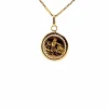 Médaille Or Jaune 18k Marie