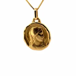 Médaille Or Jaune 18k Émile Dropsy
