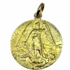 Médaille or jaune Saint Michel, signée L.Tricard, vers 1930