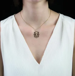 Médaille or rose Sainte Germaine