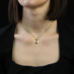 Médaille or rose Vierge Marie