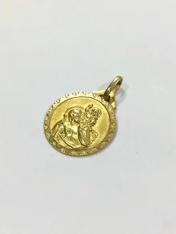 Médaille Or Saint Christophe