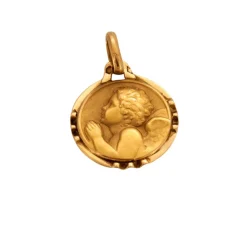 Médaille Or sur chaîne