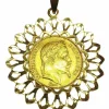 Médaille porte pièce 20 francs or Napoléon III