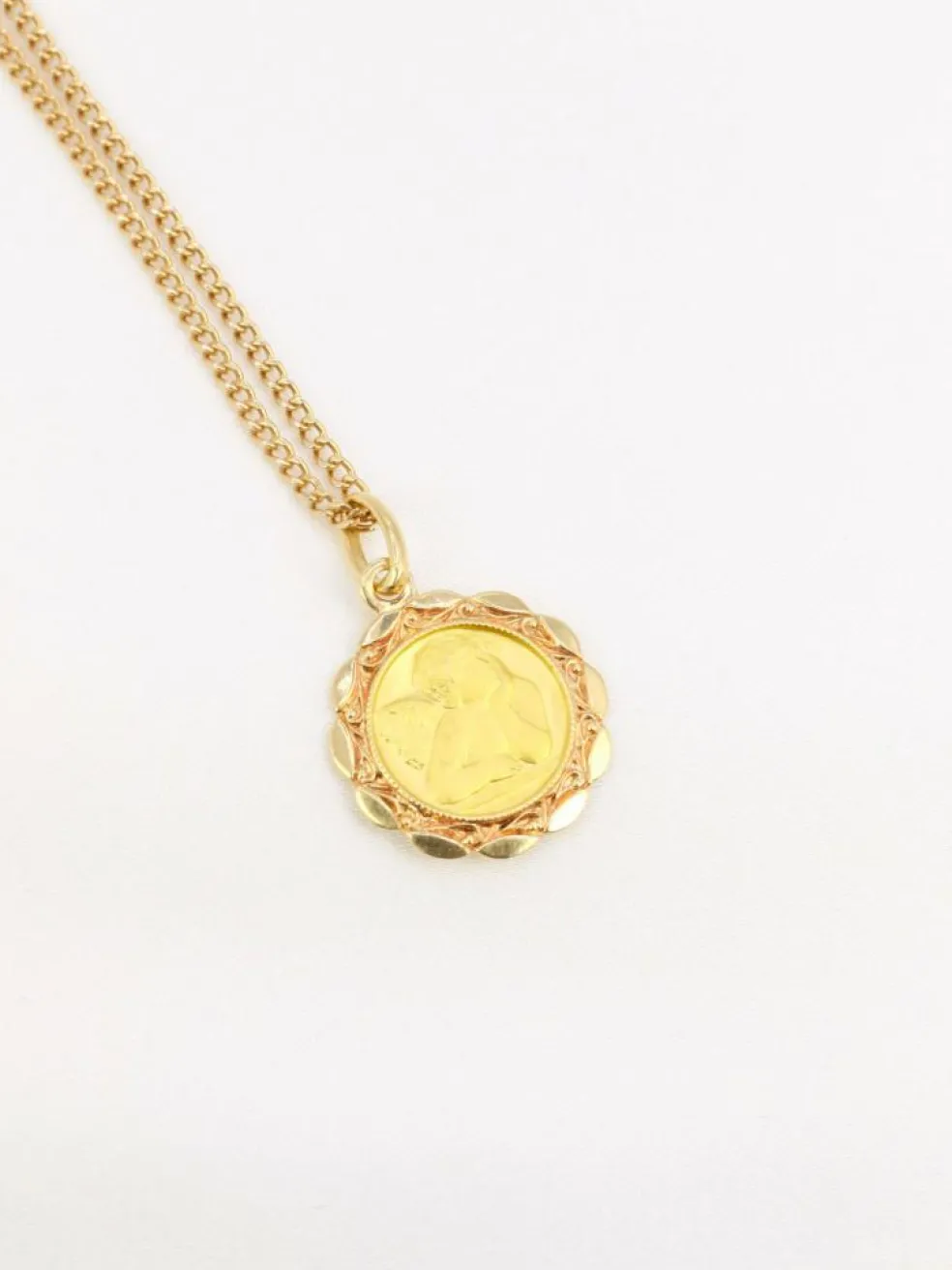 Médaille religieuse ange