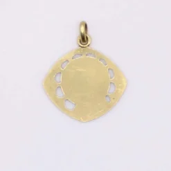 Médaille religieuse Art Nouveau Vierge de profil