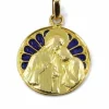 Médaille religieuse émail