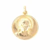 Médaille religieuse Maria or jaune