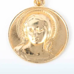 Médaille religieuse Maria or jaune