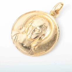 Médaille religieuse Maria or jaune