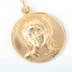 Médaille religieuse Maria or jaune