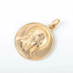 Médaille religieuse Maria or jaune