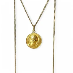 Médaille ronde Vierge Marie