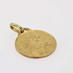 Médaille Saint Joseph or jaune