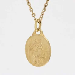 Médaille Saint Joseph or jaune