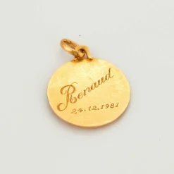 Médaille Saint Renaud Or Jaune