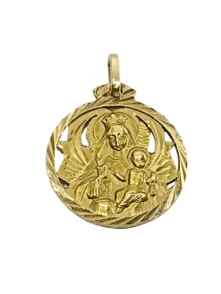 Médaille Scapulaire En Or