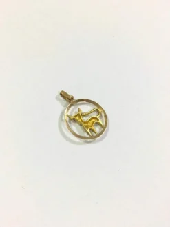 Médaille Taureau Or Rose et Jaune