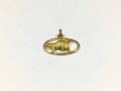 Médaille Taureau Or Rose et Jaune