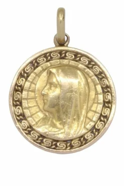 Médaille vierge ancienne