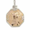 Médaille vierge art-déco