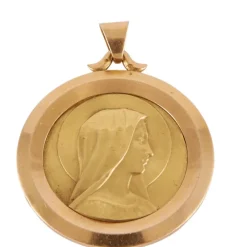 Médaille Vierge de profil