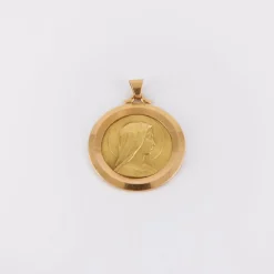 Médaille Vierge de profil