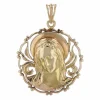 Médaille vierge en or ancienne