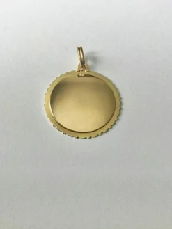 Médaille Vierge En Or Emile Dropsy