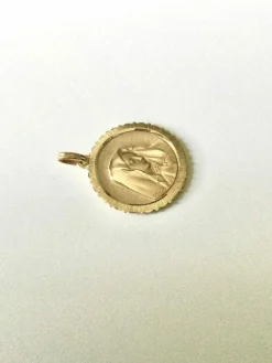 Médaille Vierge En Or Emile Dropsy