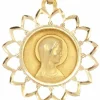 MÉDAILLE VIERGE MODERNE