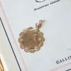 Médaille Vierge or rose