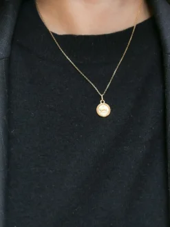 Médaille Zodiaque Augis Or jaune signe du Lion