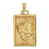 Médaille Zodiaque Taureau or jaune