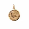 Médaille Zodiaque vintage Scorpion en or